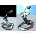 Shiny Stainless Steel Abstract Lady Sculpture